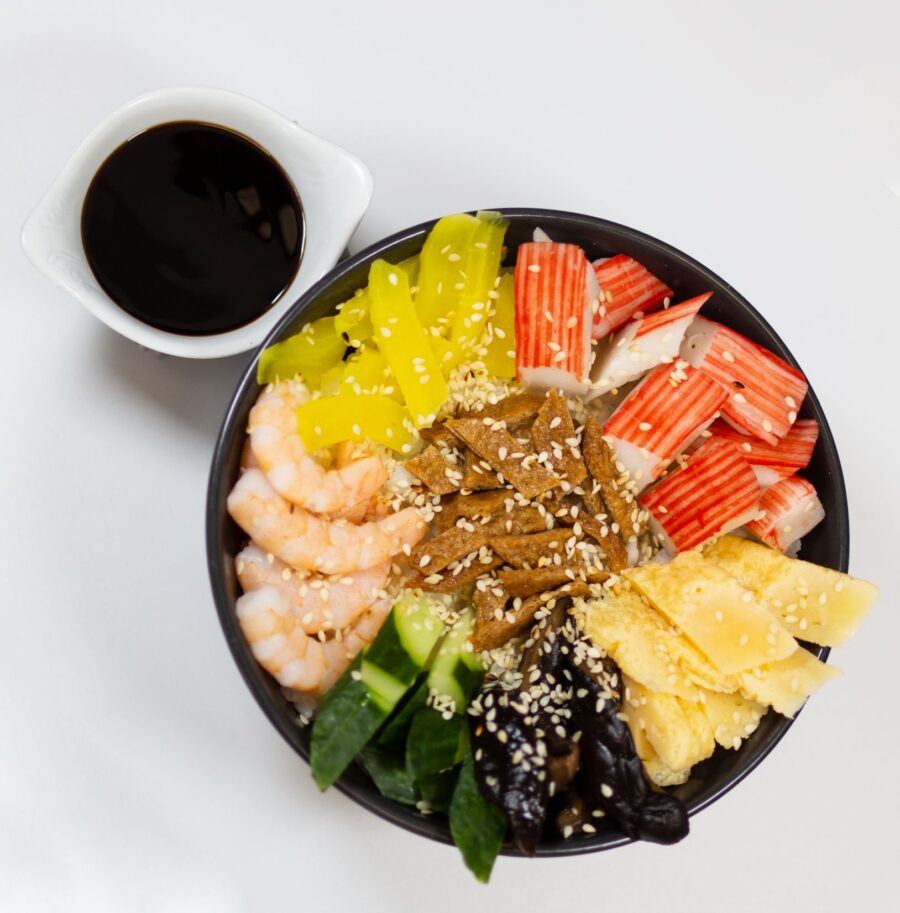 Turo Sushi - Reis-Salat Meeresfrüchte